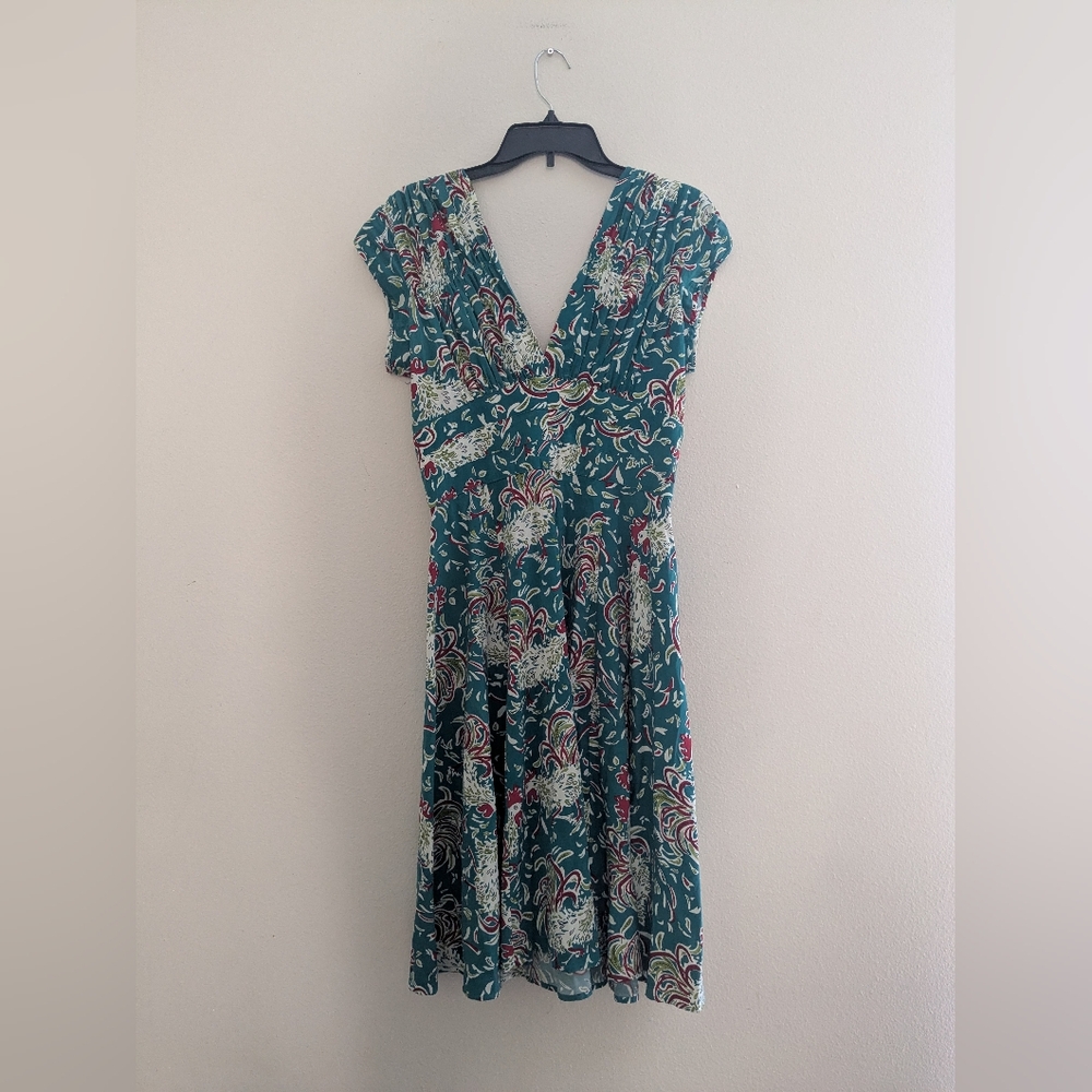 Trashy Diva 1940s Cut Ruffled Feathers Dress In Size 10
